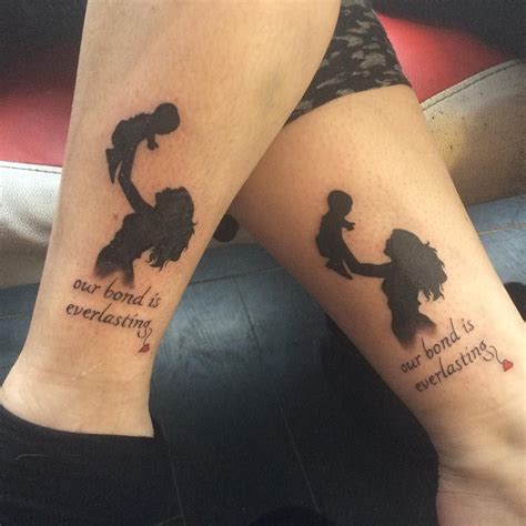 mother and son tattoo designs|son and daughter tattoo ideas.